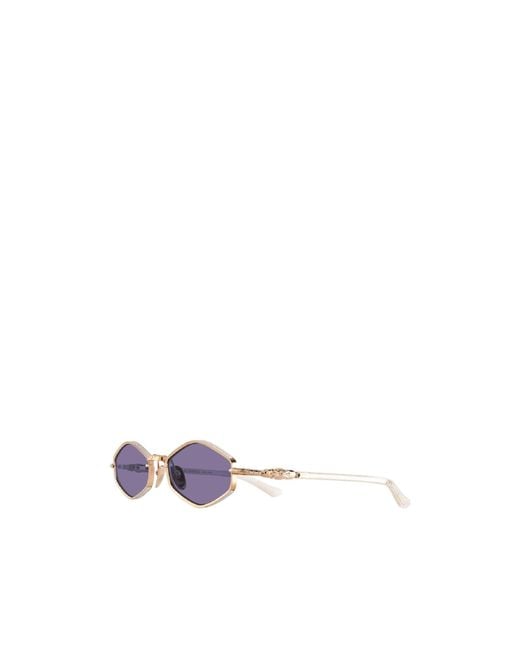 Chrome Hearts White Full Frame Sunglasses for men