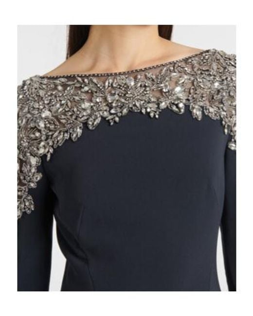 Jenny Packham Blue Embroidered Solstice Gown