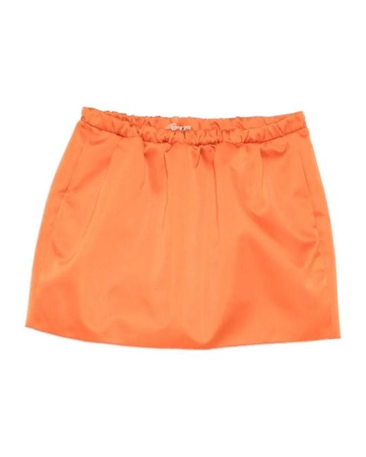 N°21 Orange Mini Skirt