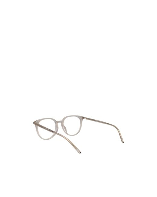 Saint Laurent Natural Eyewear Round Frame Glasses for men