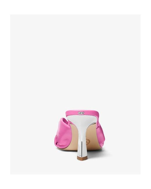 MICHAEL Michael Kors Pink Elena Leather Sandals