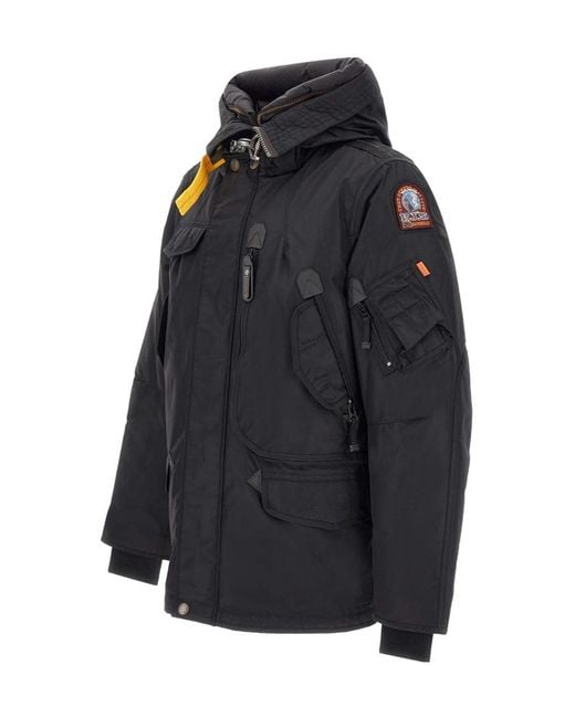 Parajumpers Blue Hooded Down Jacket for men
