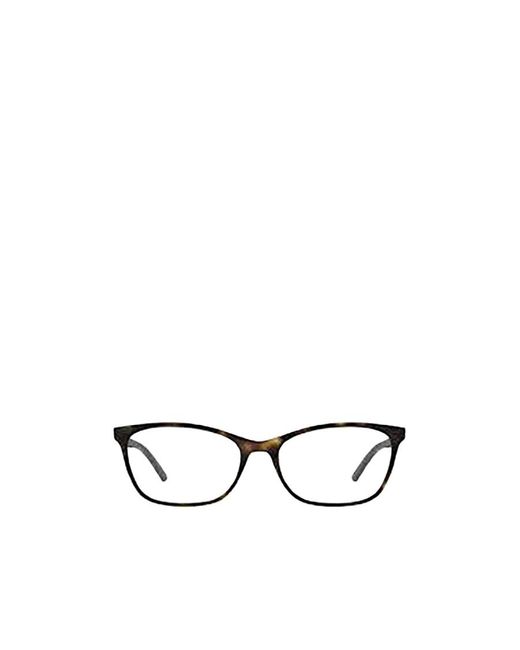 Gucci White Eyewear Rectangle Frame Glasses