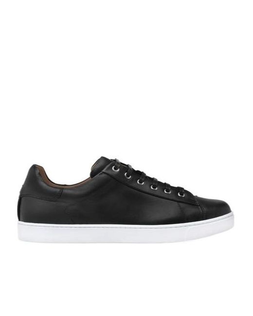 Gianvito Rossi Black Round Toe Low-Top Casual Shoes for men