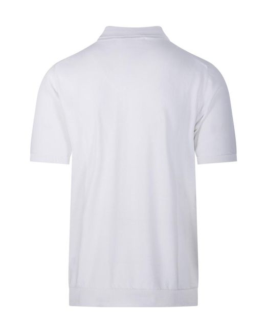 Roberto Collina White Mya Classic Polo Shirt for men