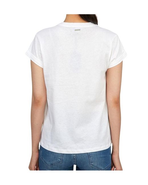 AllSaints White Short-Sleeved T-Shirt
