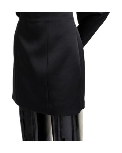 Stella McCartney Black Shoulderless Mini Dress