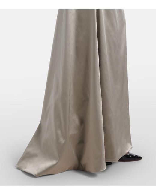 Vivienne Westwood Gray Nova Cora Draped Gown