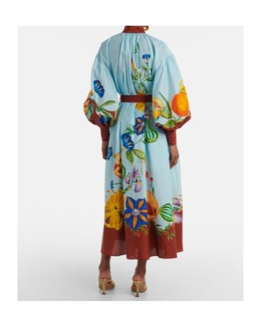 ALÉMAIS White Dahlia Cotton And Silk Shirt Dress