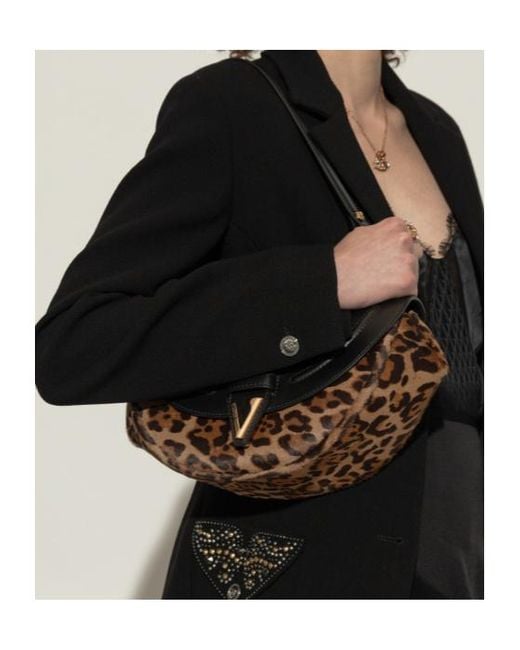Versace Black Virtus Shoulder Bag