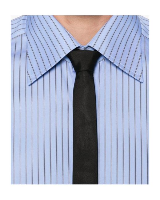 Tom Ford Blue Long-Sleeved Shirt for men