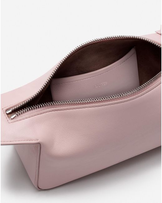 Lanvin Pink Haute Sequence Zip-Up Clutch Bag