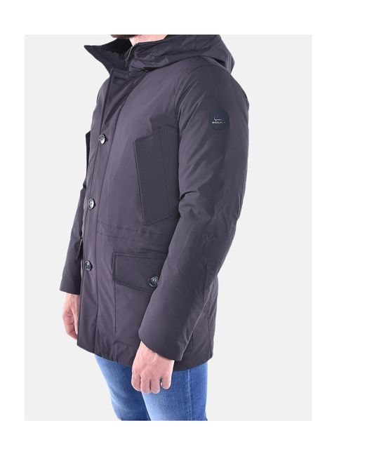 Woolrich Black Arctic Stretch Down Parka for men