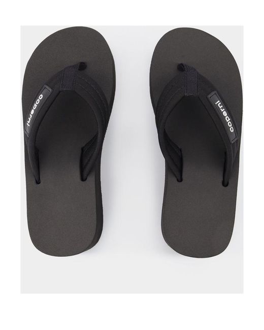 Coperni Black Platform Flip Heeled Sandals