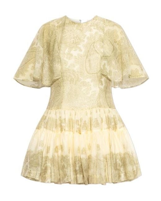AllSaints Natural Round Neck Dress