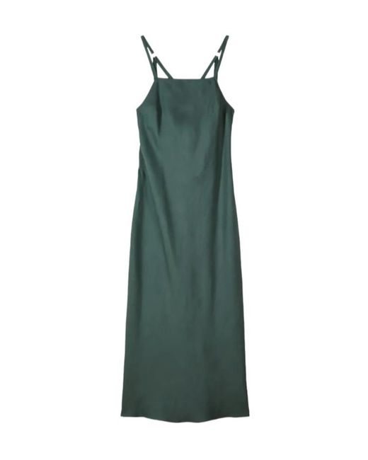 Patrizia Pepe Green Criss-Cross Back Midi Dress