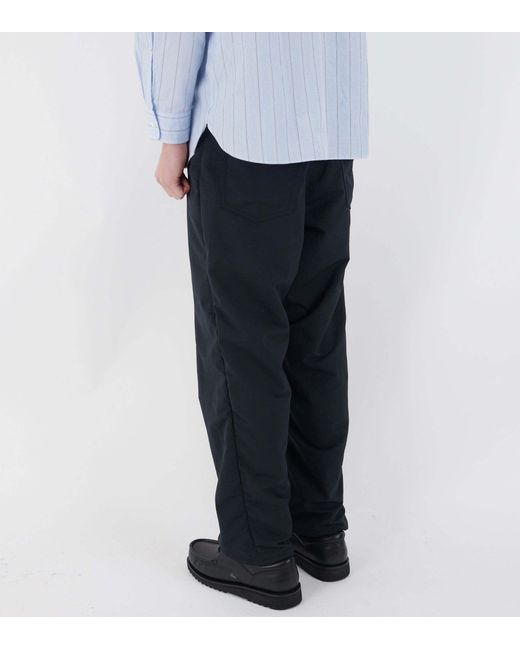 Nanamica Blue Alphadry Five-Pocket Casual Pants for men