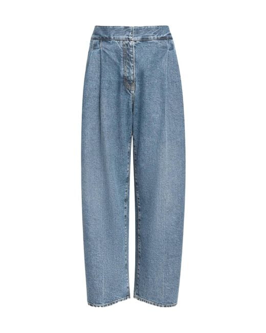 Alaïa Blue Alaïa Denim Tailored Jeans