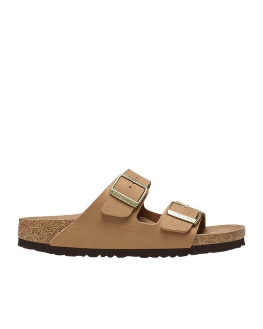 Birkenstock Brown Adjustable Flat Sandals