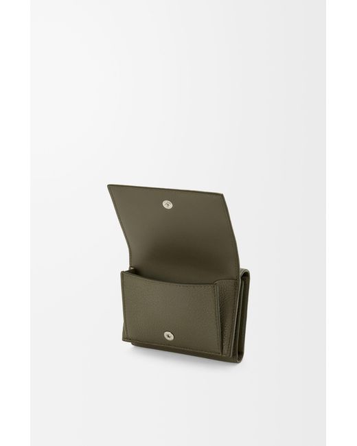 Loewe Green Trifold Wallet for men