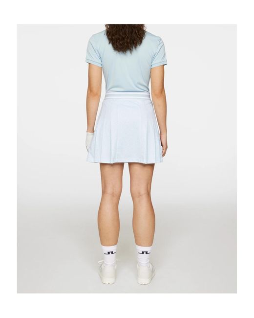 J.Lindeberg Blue Harlow Print Skirt