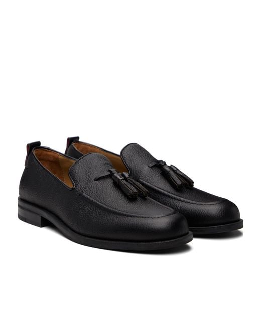 Boss Black Tassel Loafers for men