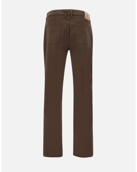 Jeckerson Brown Trousers for men