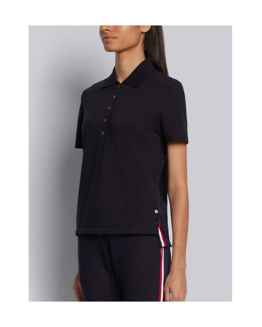 Thom Browne Blue Classic Polo Shirt