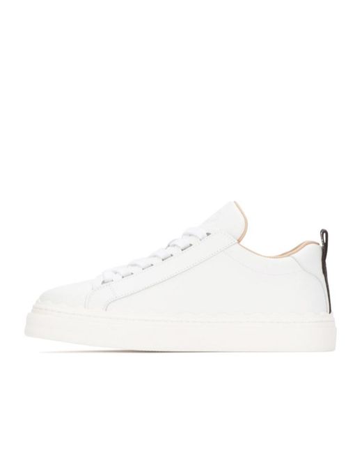 Chloé Blue Chloé Lauren Lace-Up Sneakers