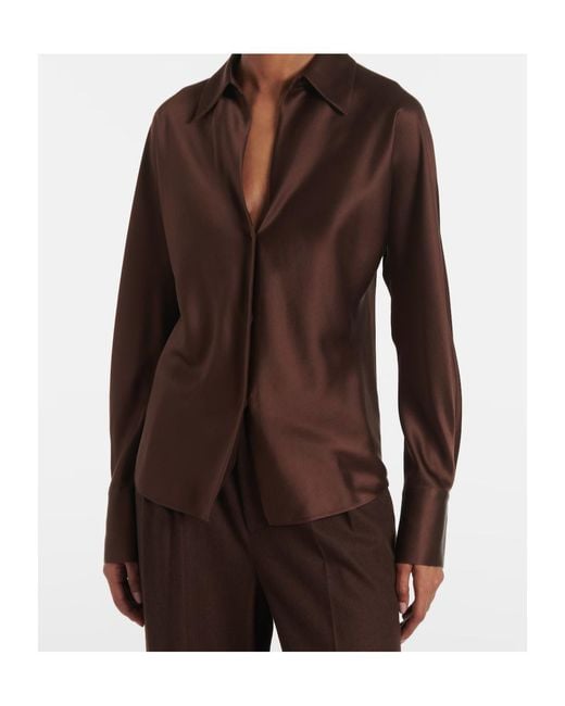 Vince Brown Long Sleeve Shirt
