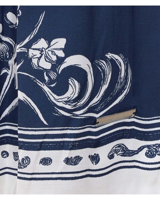 Ih Nom Uh Nit Blue Printed Elastic-Waist Shorts for men