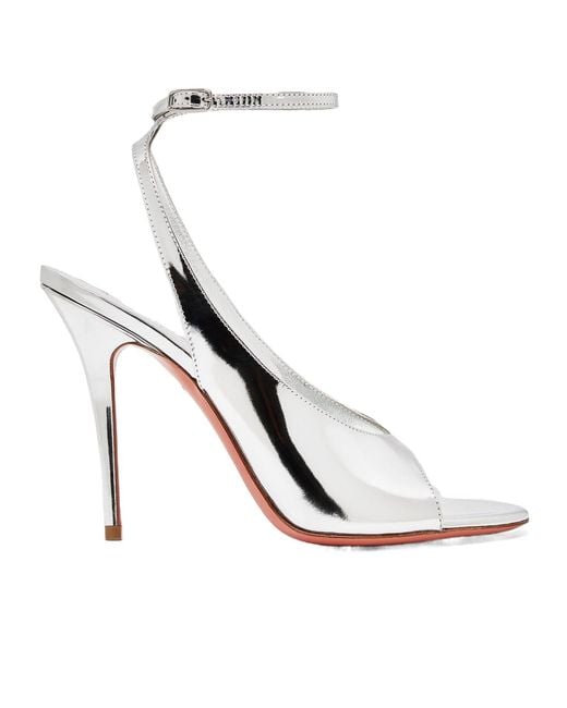 AMINA MUADDI White Anok Sandal 105 Mirror