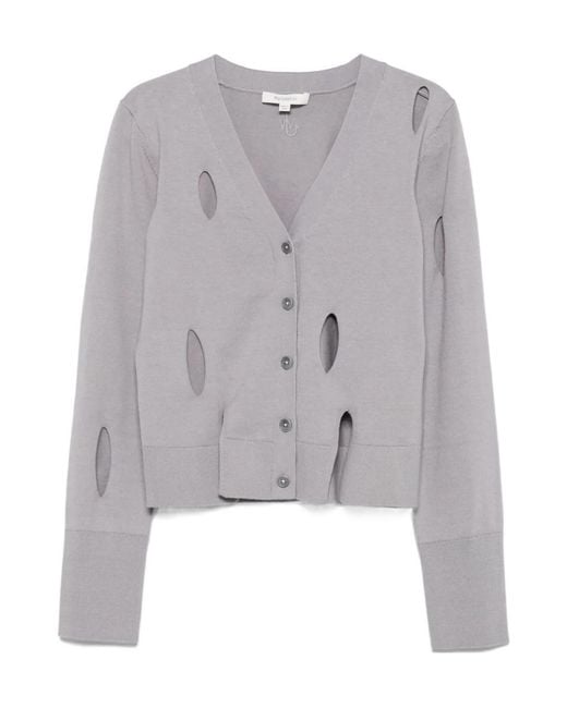 J.W. Anderson Gray Slit Cardigan