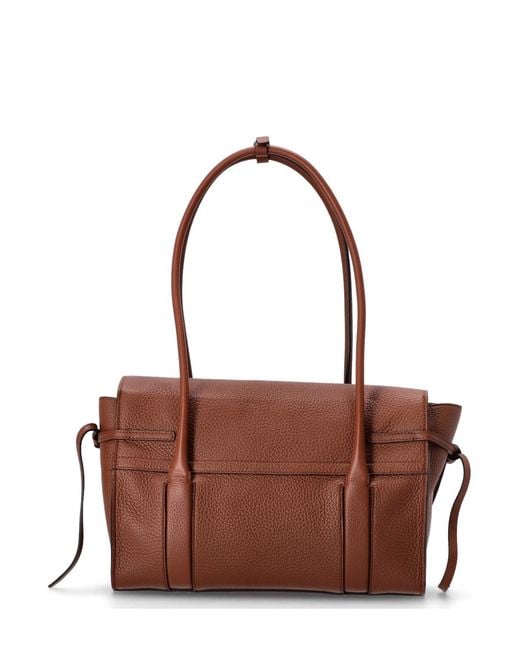 Mulberry Brown Bright Oak Bayswater Shoulder Bag