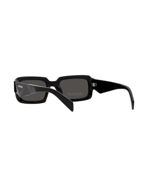 Prada White Eyewear Rectangular Frame Sunglasses for men