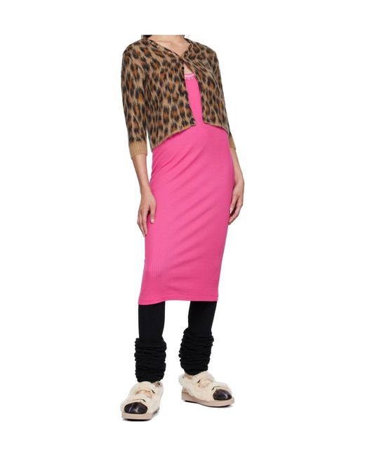 Doublet Pink Sleeveless Mini Dress