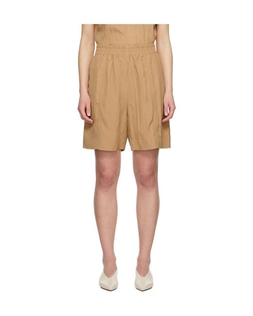 Studio Nicholson Natural Elastic Waist Shorts