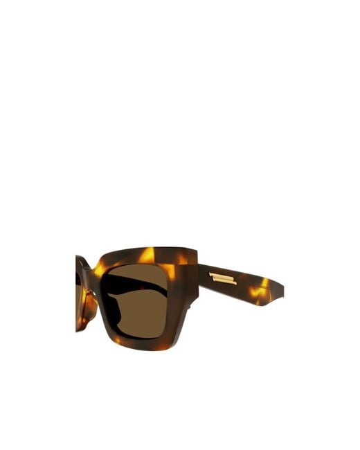 Bottega Veneta Multicolor Eyewear Rectangle Frame Sunglasses