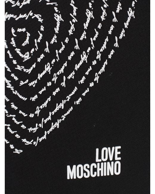 Moschino Black Drawstring Skirt