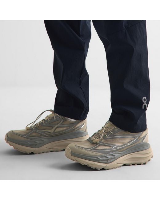 Hoka One One Gray Wear-Resistant Running Shoes for men