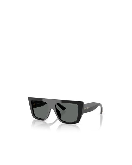 Jimmy Choo Gray Eyewear Square Frame Sunglasses