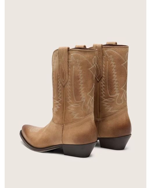 Golden Goose Deluxe Brand Brown Wish Star Western Boots