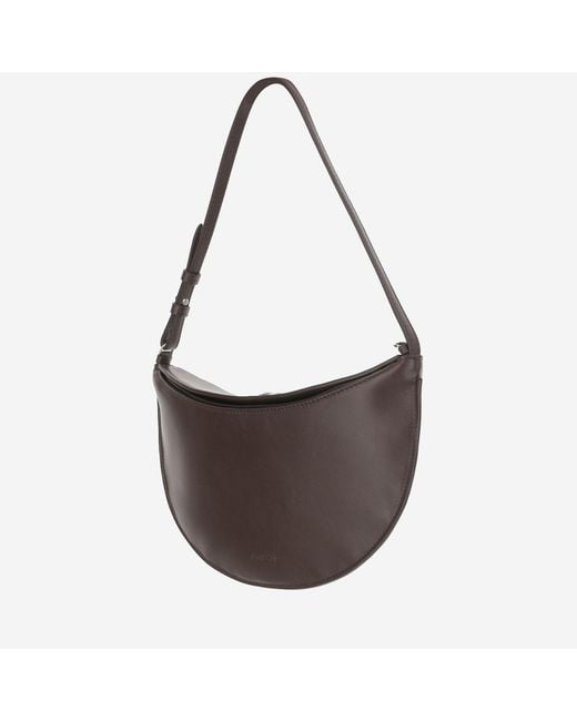 Jacquemus Brown Logo Embossed Shoulder Bag