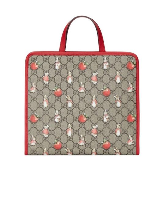 Gucci Peter Rabbit X Tote Bag in Brown | Lyst