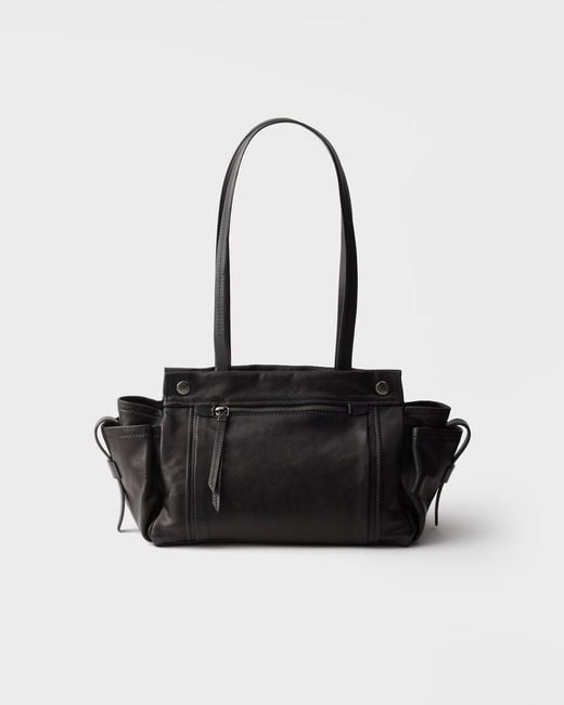 Prada Black Multi-Pocket Tote Bag