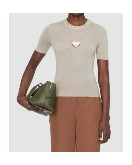 Joseph White Cashair Short-Sleeve Top