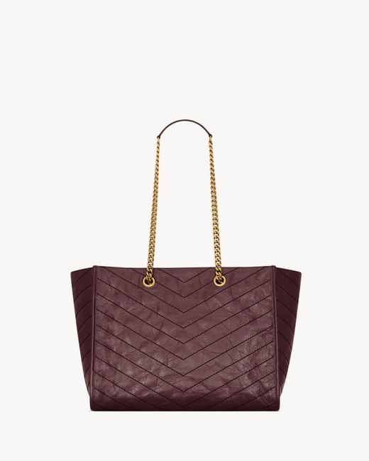 Saint Laurent Purple Niki Shopping
