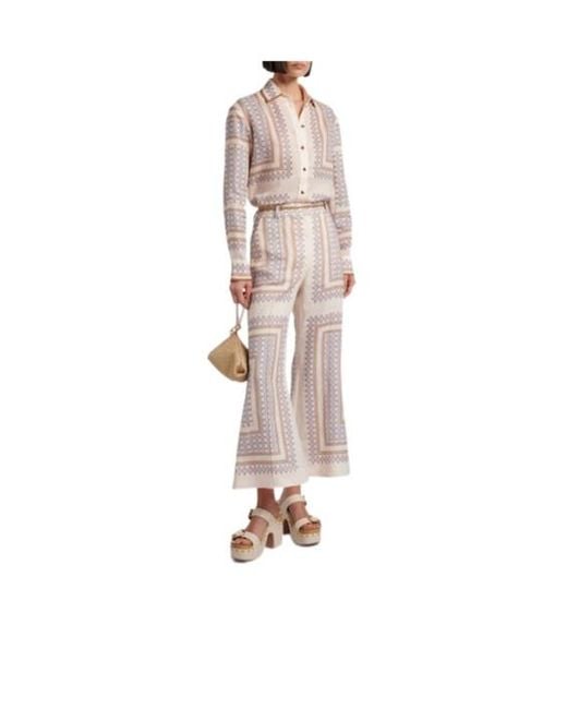 Zimmermann Natural Platform Heel Sandals