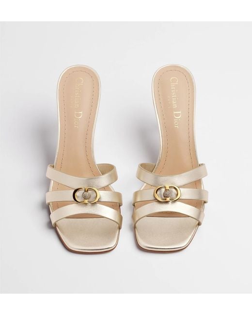 Dior Natural Or 30M Heeled Slide