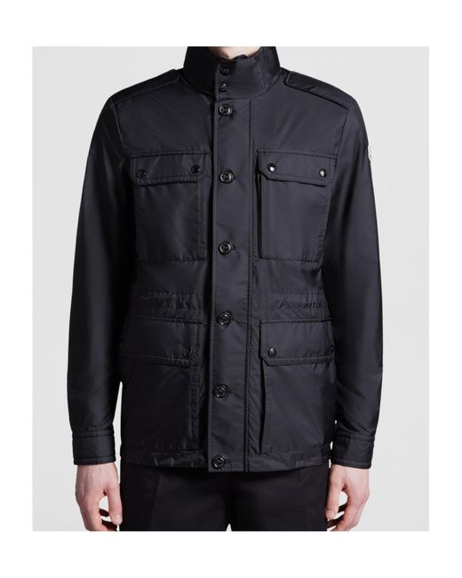 Moncler Black Lez Water-Repellent Field Jacket for men